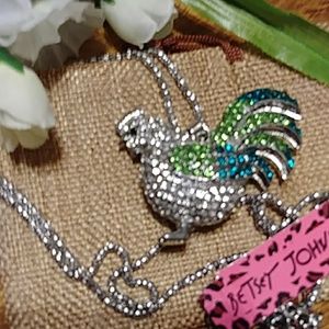 Betsey Johnson Jewelry - Adorable chicken necklace NWT Betsey Johnson Jewelry - Adorable chicken necklace NWT